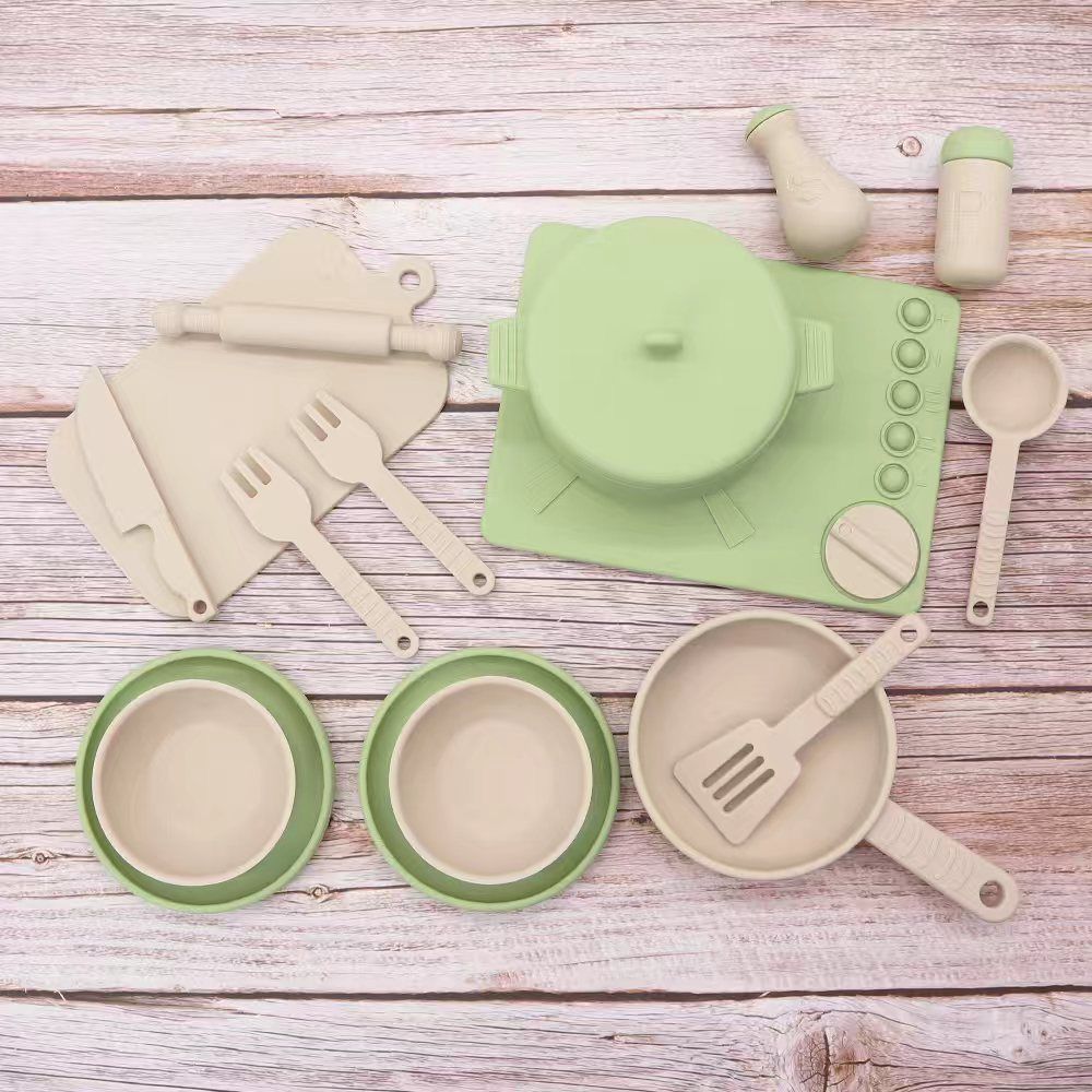 Green Silicone Cookware Set