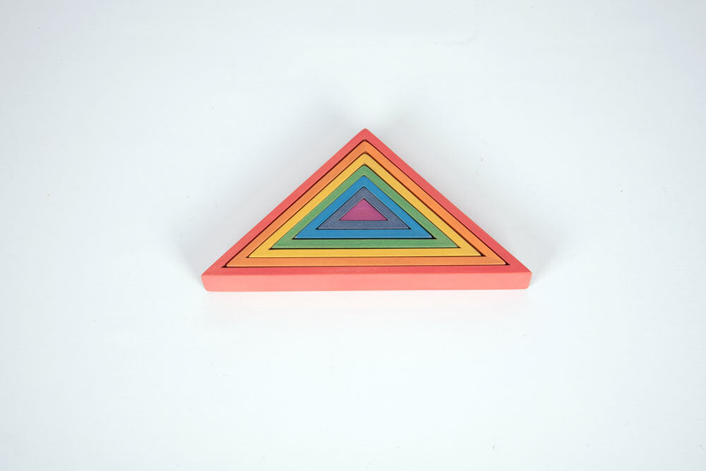 Rainbow Architect Shapes - Triangles 7pcs