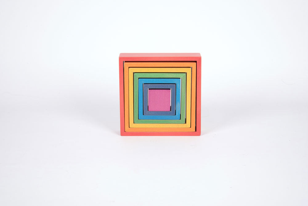 Rainbow Architect Shapes - Squares 7pcs