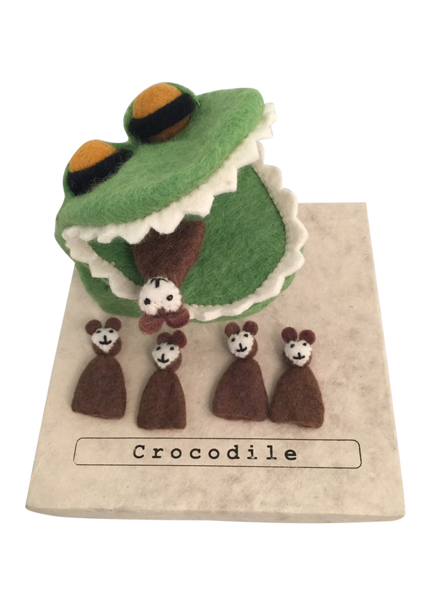 Papoose Crocodile & 5 cheeky monkeys