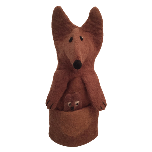 Papoose Hand Puppet Kangaroo/Joey