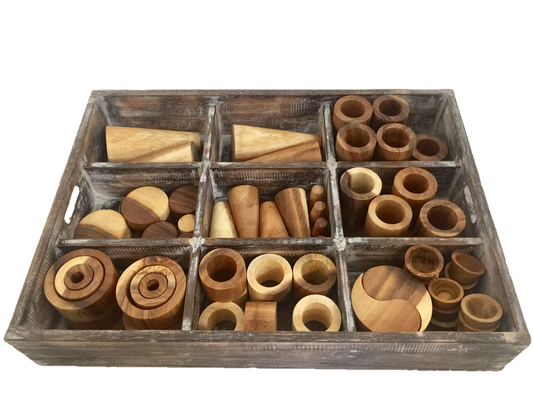 Papoose Loose Parts Natural 1 (72pc)