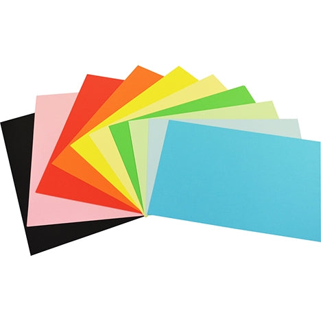 RAINBOW Matt Paper Assorted Colours 80gsm 510 X 760mm 100pk